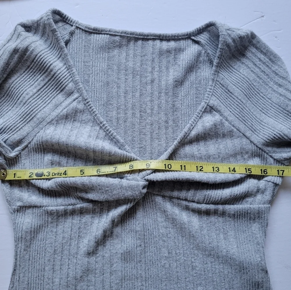 Shein Twist V-neckline Sweater.
